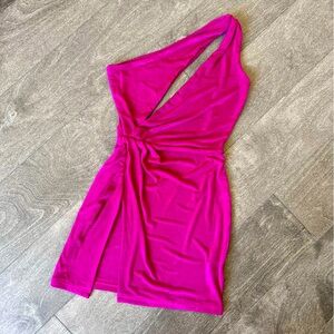 Tiger mist Alexi mini dress in Wine